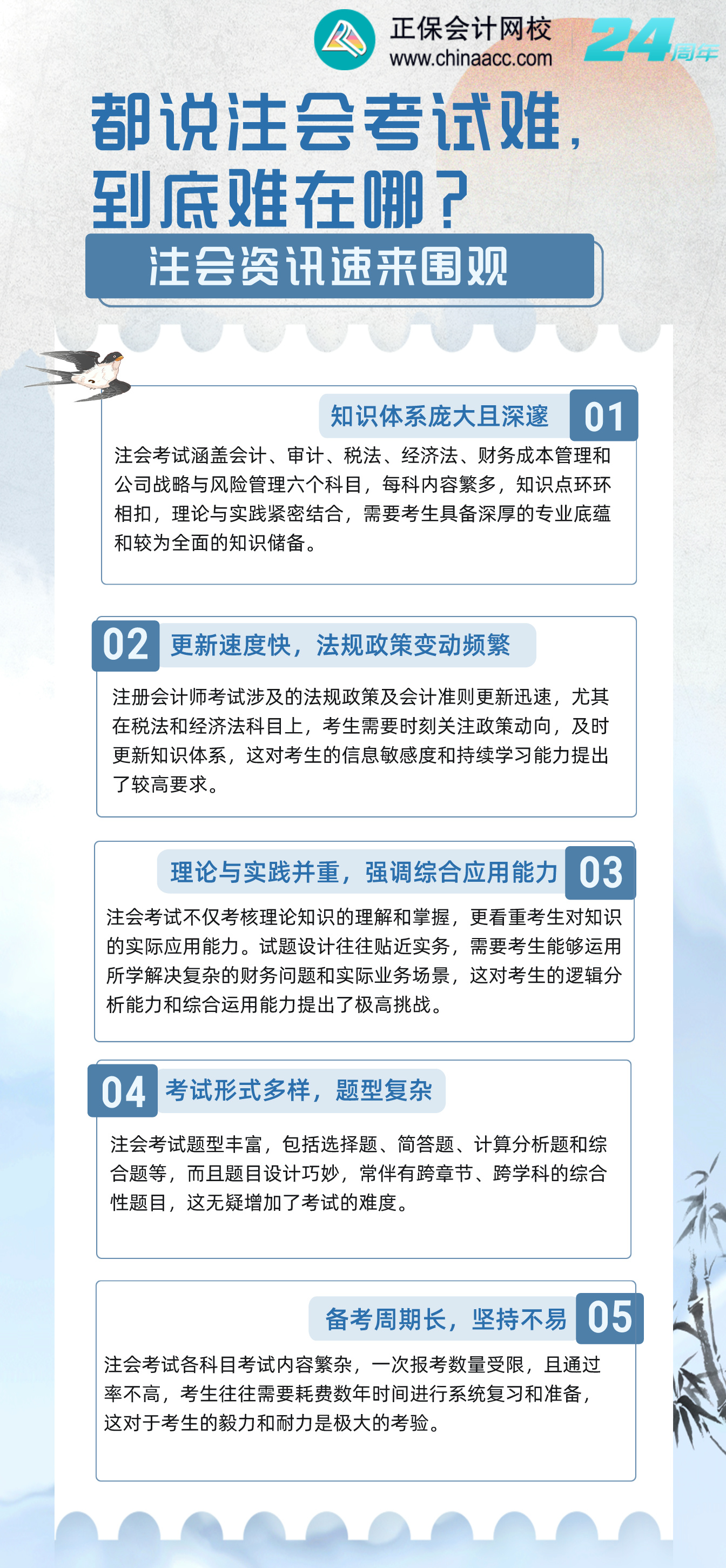 都說注會考試難 到底難在哪？