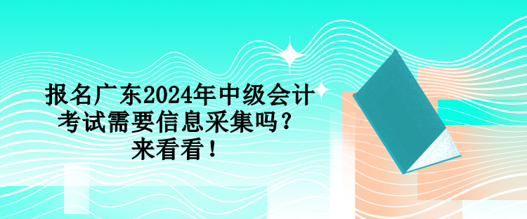 報(bào)名廣東2024年中級(jí)會(huì)計(jì)考試需要信息采集嗎？來(lái)看看！