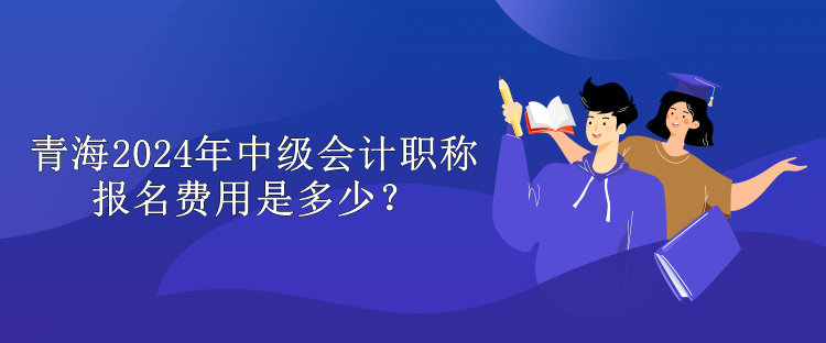 青海2024年中級會計職稱報名費用是多少？