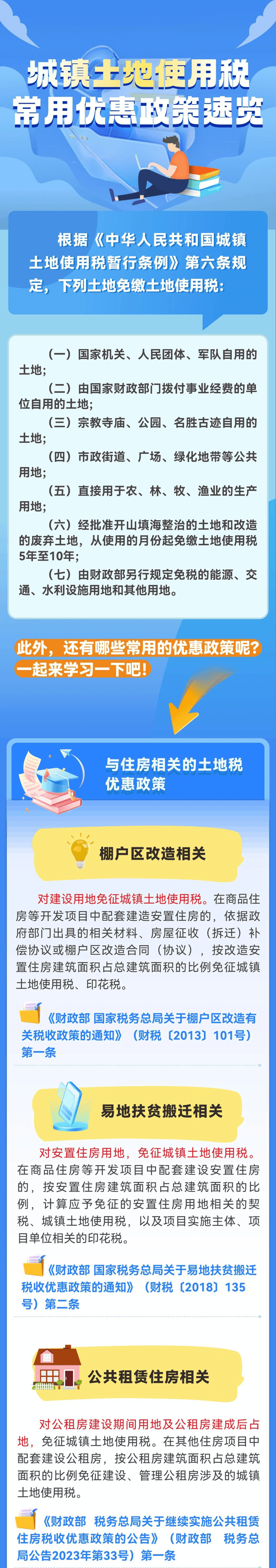 城鎮土地使用稅優惠政策