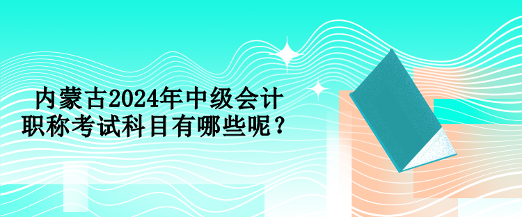 內(nèi)蒙古2024年中級(jí)會(huì)計(jì)職稱考試科目有哪些呢？