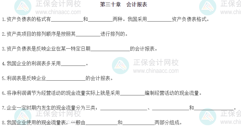 【默寫本】2024《中級經濟基礎》填空記憶