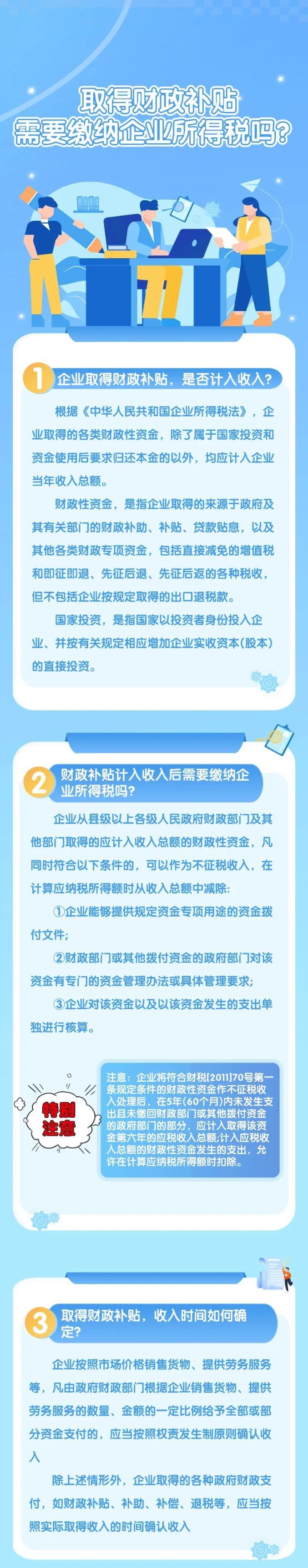 取得財政補貼需要繳納企業所得稅嗎？