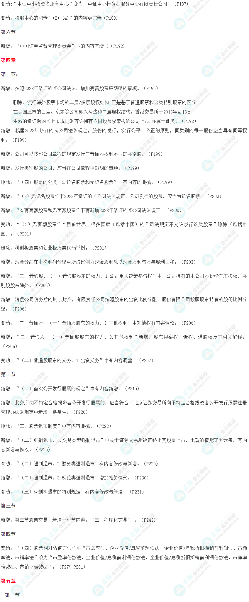2024版證券從業《金融市場基礎知識》教材變動解讀！