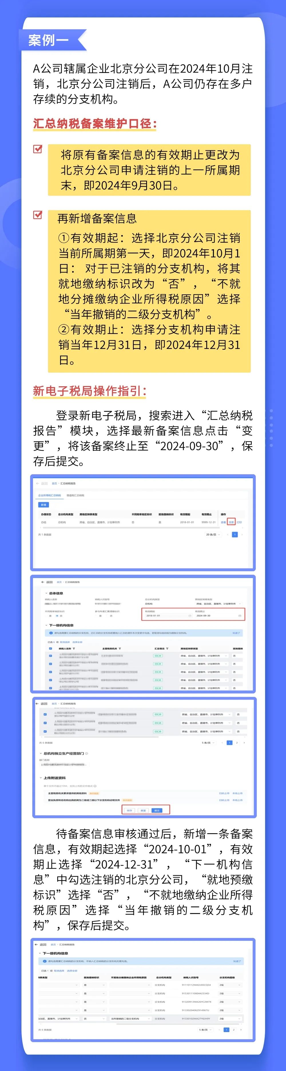 如何準確維護企業所得稅匯總納稅備