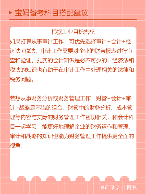 職業目標搭配
