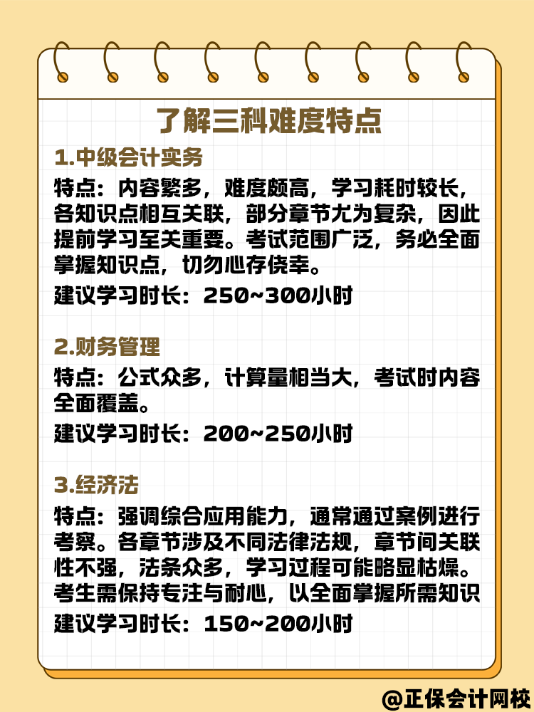 中級會計備考學習方法與規(guī)劃 可以這樣安排！