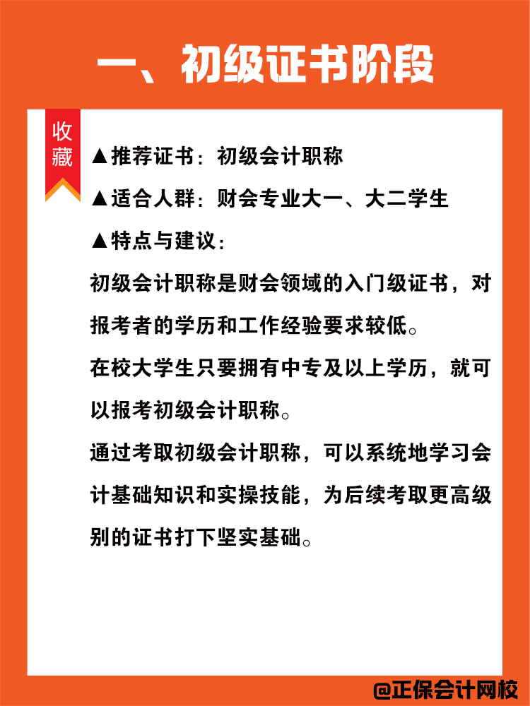 在校財(cái)會(huì)人考證順序，你到哪一步了？