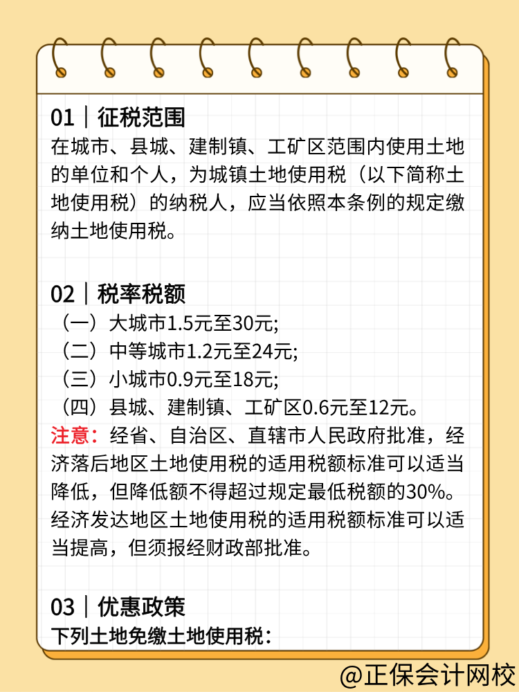 一文幫您→理清城鎮土地使用稅要點