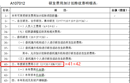 增加表內的勾稽關系