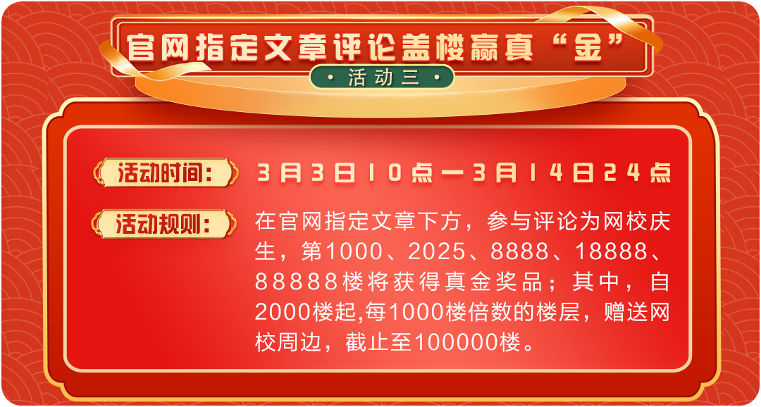 官網指定文章評論蓋樓贏真“金”