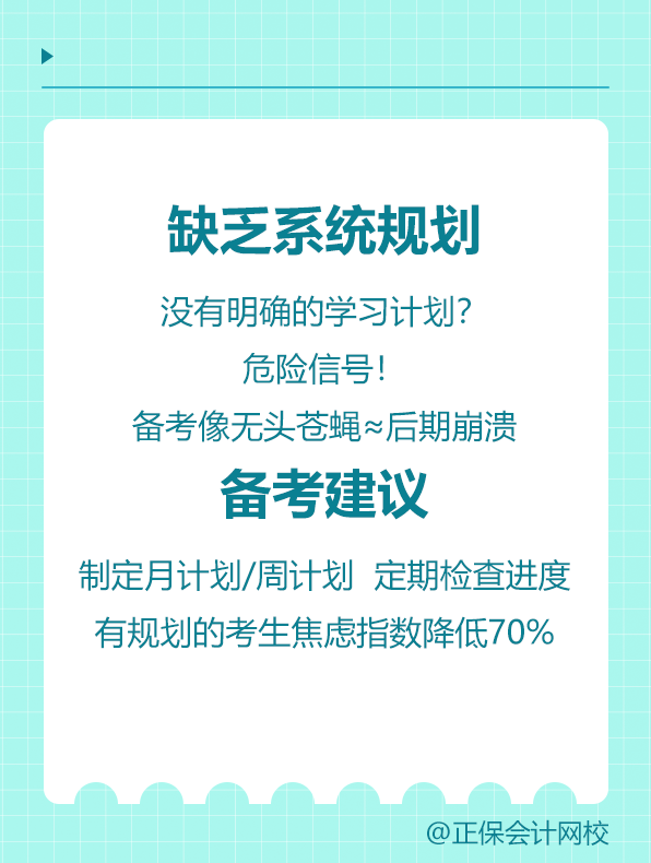缺乏系統規劃
