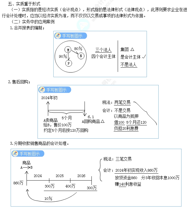 實質(zhì)重于形式