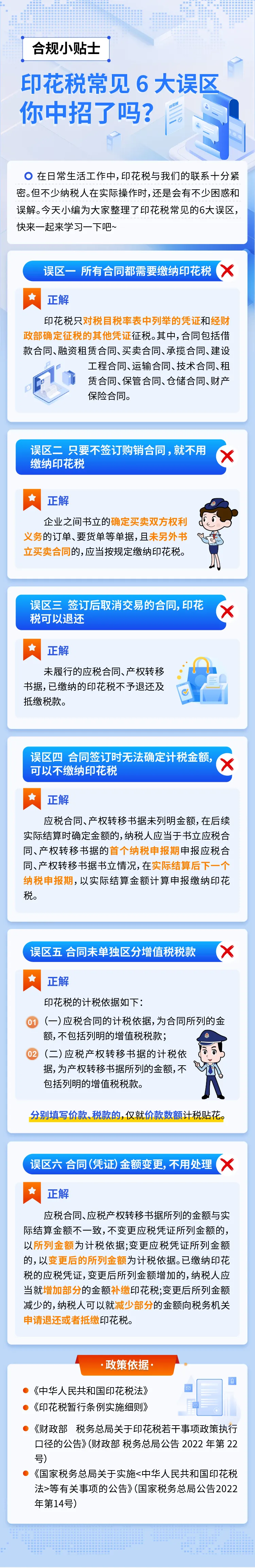 印花稅常見6大誤區(qū)，你中招了嗎？