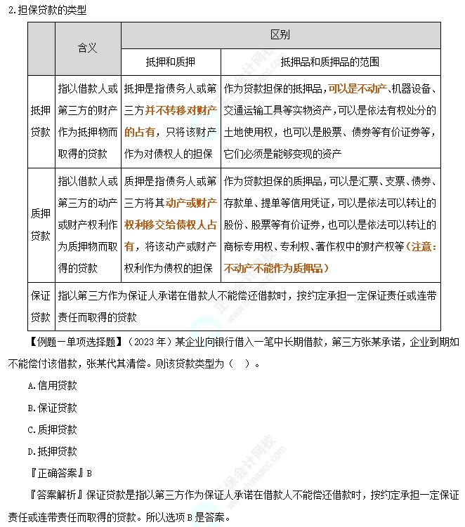 銀行借款1