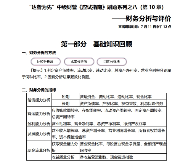 財(cái)管刷題