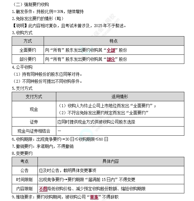 強制要約收購