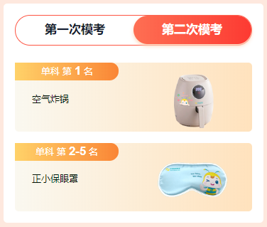 注會(huì)二模獎(jiǎng)品