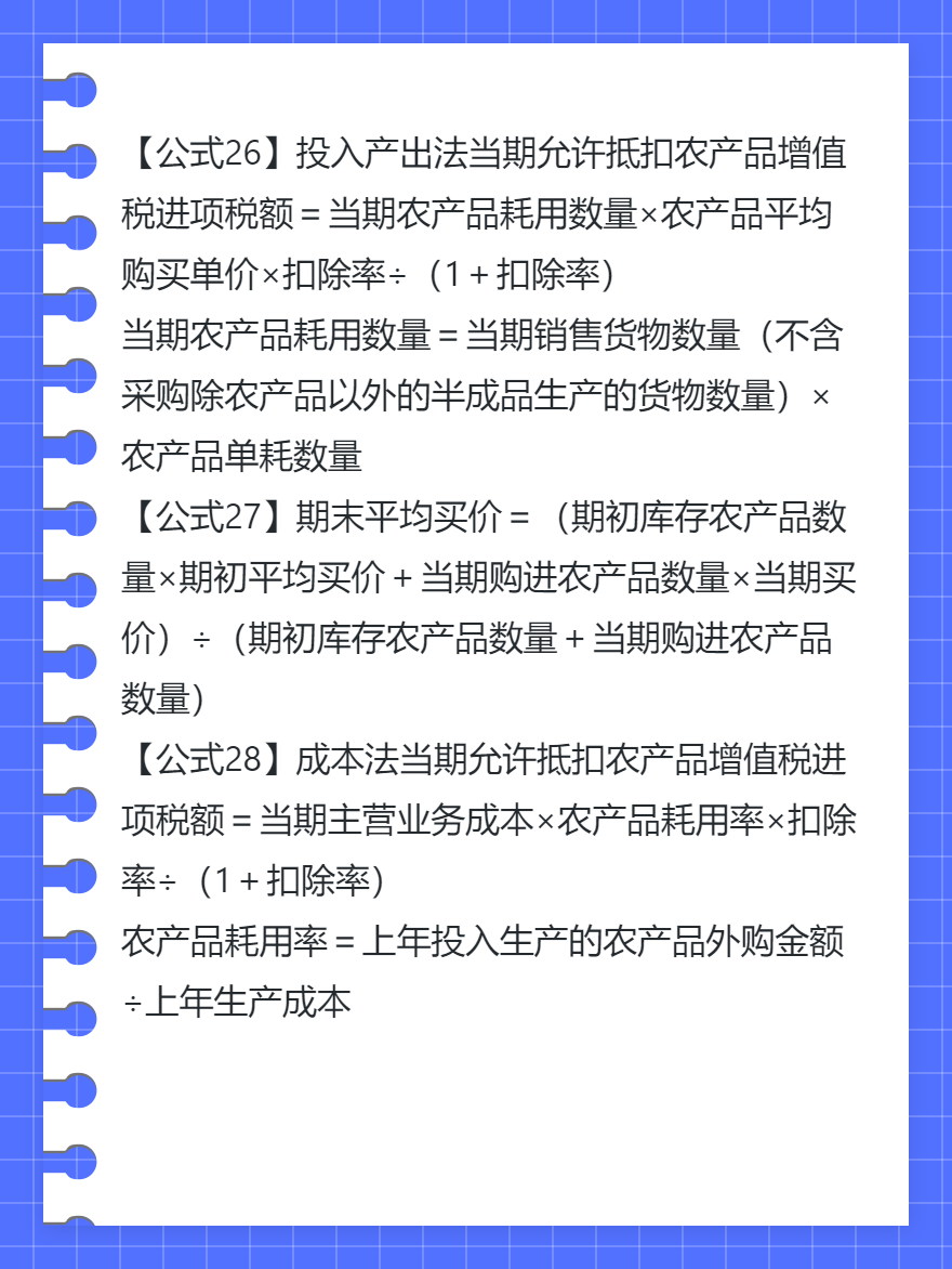稅法一87條必背公式（21-30）