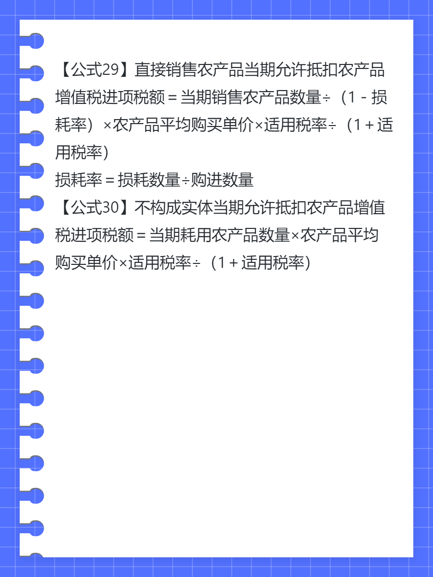 稅法一87條必背公式（21-30）